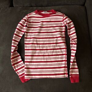 Hanna Andersson Red and White Striped Shirt